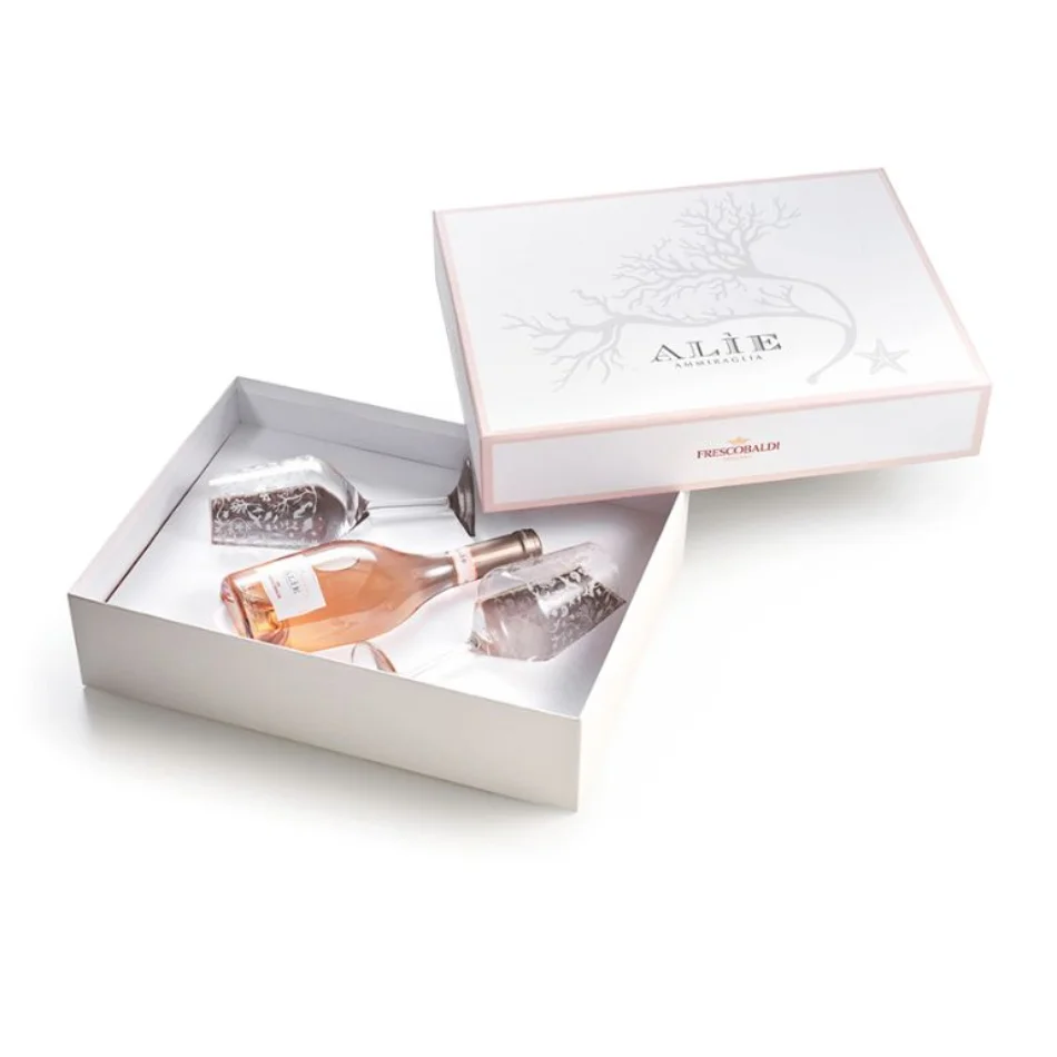 [DX12042] Frescobaldi Alie Rose 2024 Tenuta Ammiraglia + 2 čaše poklon kutija 0,75 L