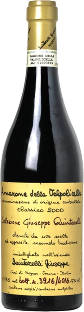[DX209] Giuseppe Quintarelli Amarone della Valpolicella Classico DOCG 2000 0,75 L