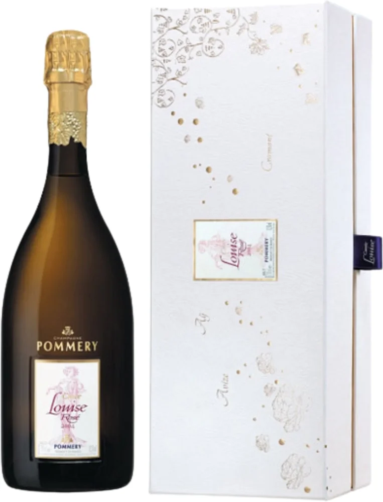 [DX9020] Champagne Pommery Cuvee Louise Rose Vintage 2004 poklon kutija 0,75 L