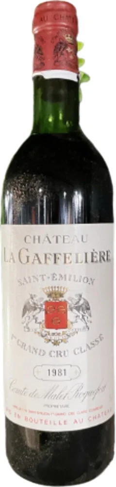 [DX5581] Chateau la Gaffeliere Comte de Malet Roguefert 1981 0,75 L