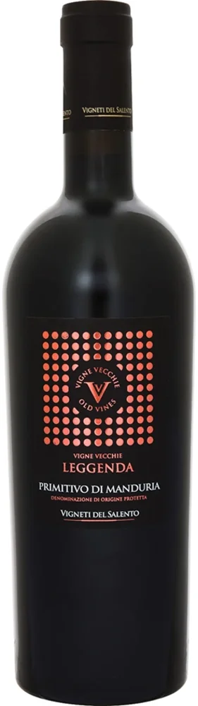 [DX9938] Leggenda Vecchie Viti Primitivo di Manduria 2016 Vigneti del Salento 0,75 L
