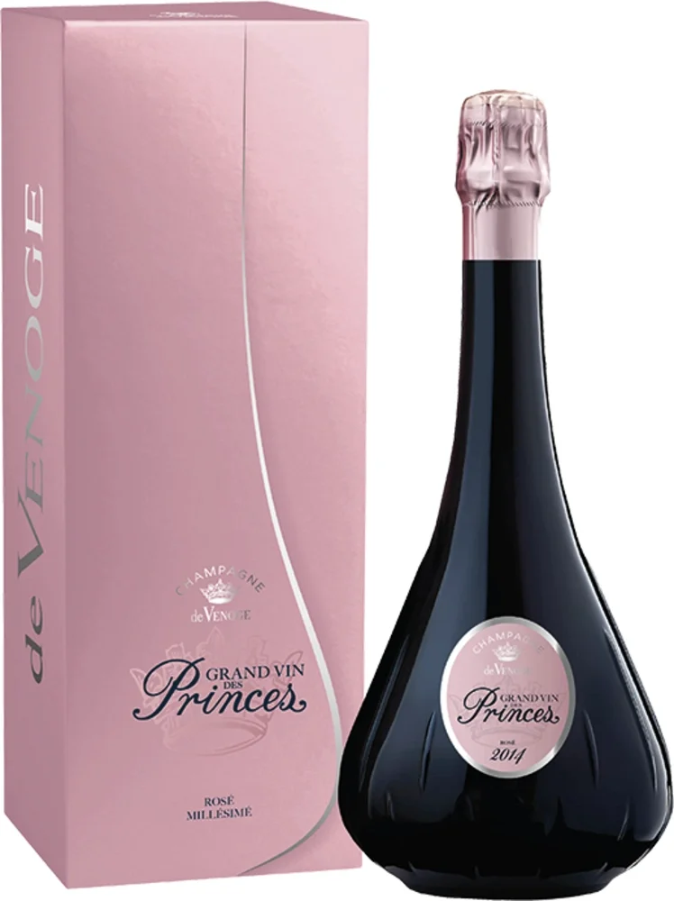 [DX4221] Champagne De Venoge Princes Rose 2014 poklon kutija 0,75 L