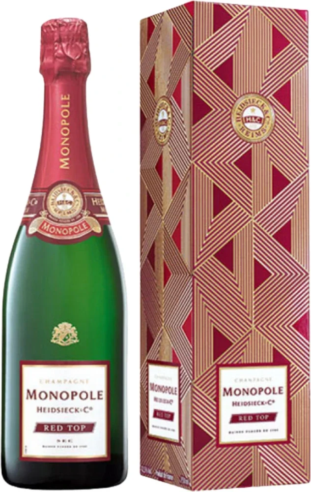 [DX7234] Champagne Red Top Sec Heidsieck & Co Monopole poklon kutija 0,75 L
