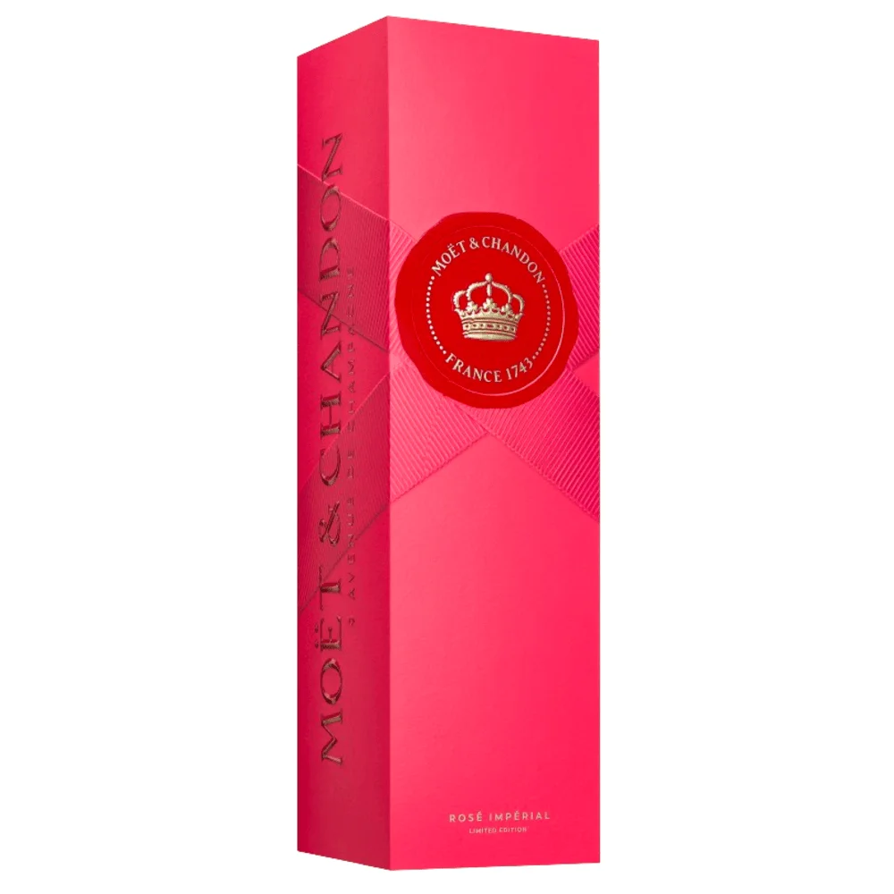 [DX4374] Champagne Rose EOY 2025 Moët & Chandon poklon kutija 0,75 L