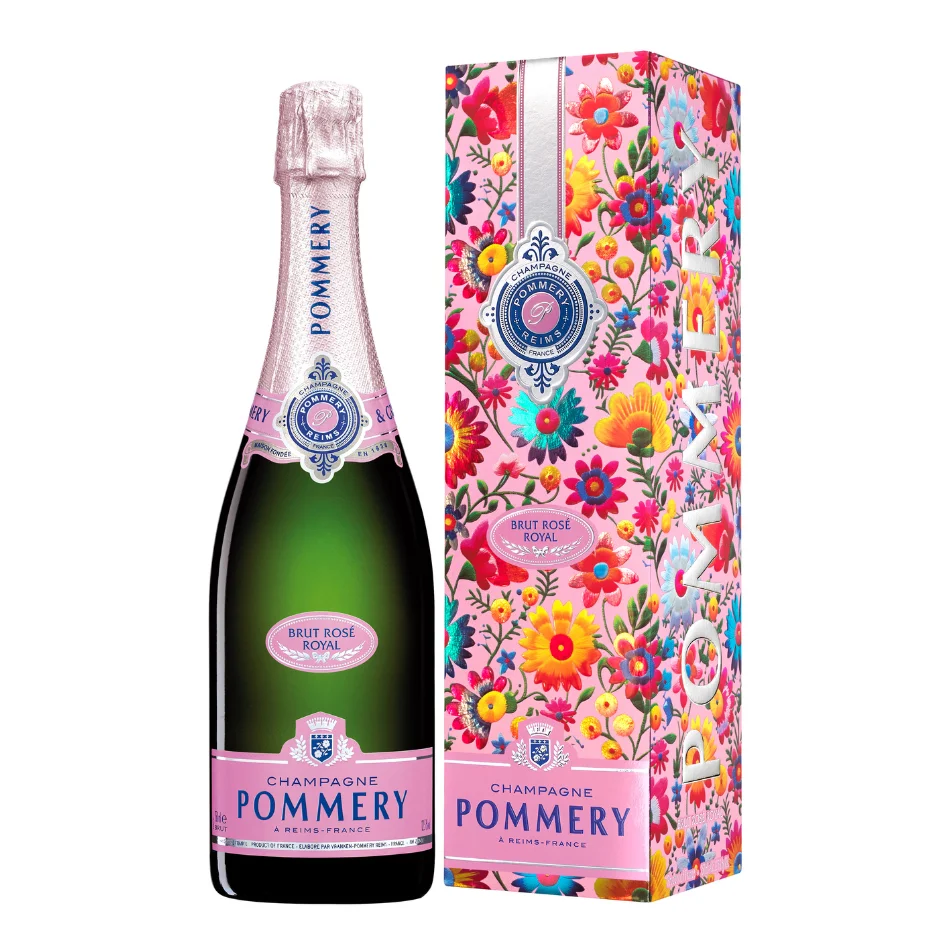 [DX4173] Champagne Pommery Royal Rose poklon kutija 0,75 L