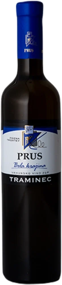 [DX9632] Prus Traminec - kasna berba 2021 0,5 L