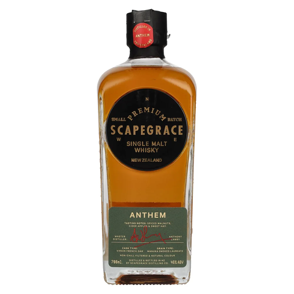 [DX8640] Viski Scapegrace Anthem New Zealand Small Batch Single Malt 0,7 L