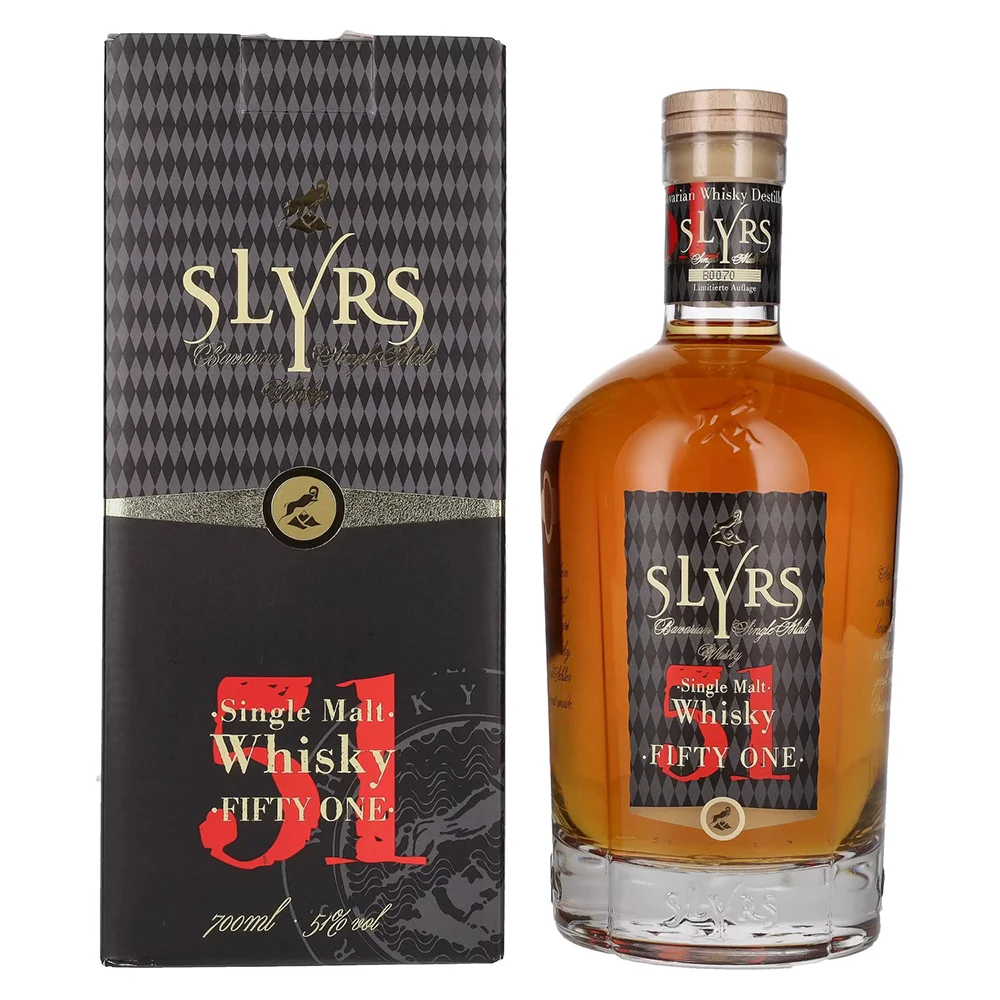 [DX4276] Viski Slyrs FIFTY ONE Single Malt Whiskey poklon kutija 0,7 L