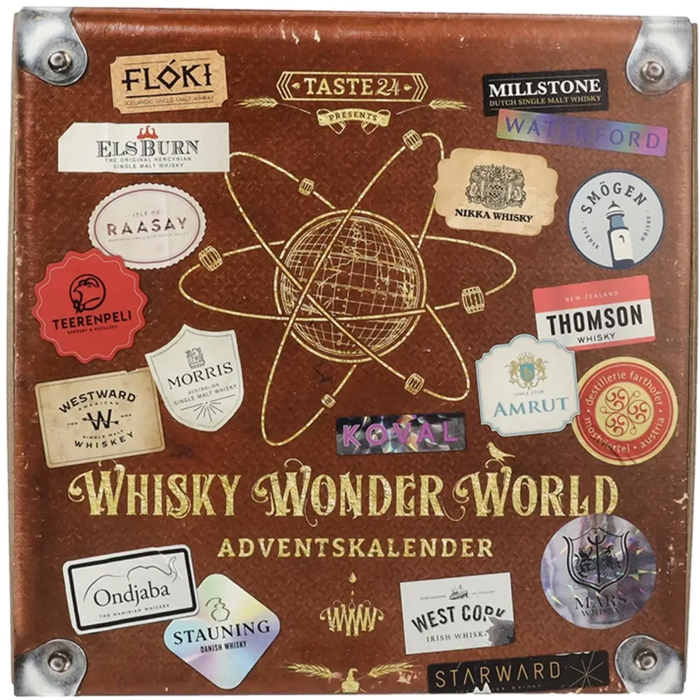 [DX3966] Viski Wonder World Adventni Koledar 2024 poklon kutija 24 x 0,02 L