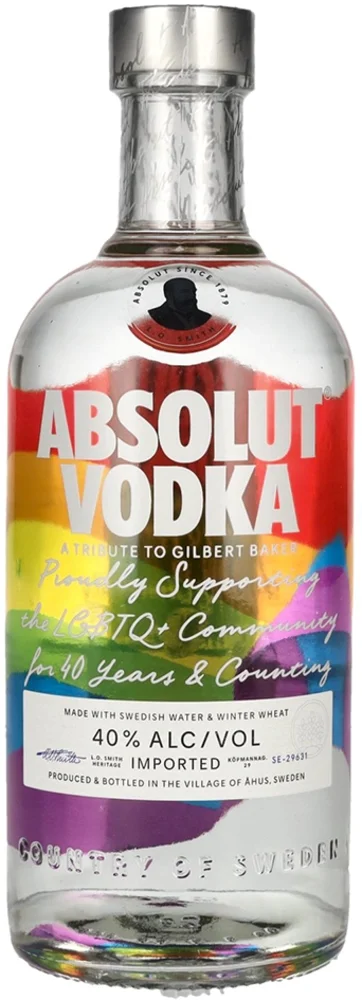 [DX3509] Votka Absolut Pride Rainbow Limited Edition 0,7 L
