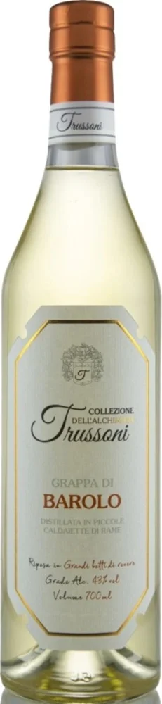 [DX3124] Voćna rakija Grappa di Barolo gialla Collezione dell'Alchimista Trussoni 0,70 L