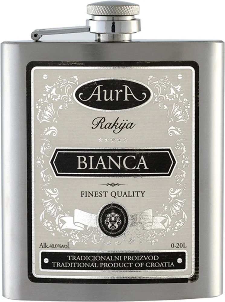 [DX1920] Voćna rakija Rakija Bianca Aura + flaška poklon kutija 0,2 L