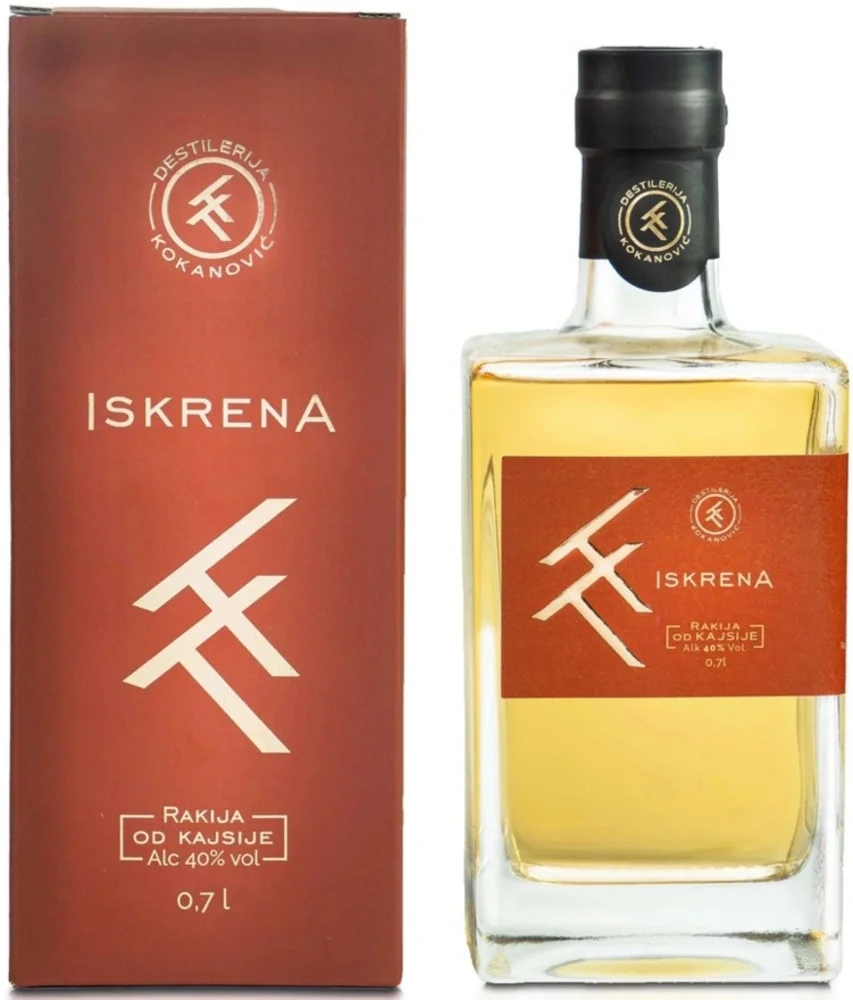 [DX9498] Voćna rakija Rakija od Kajsije ISKRENA poklon kutija 0,7 L