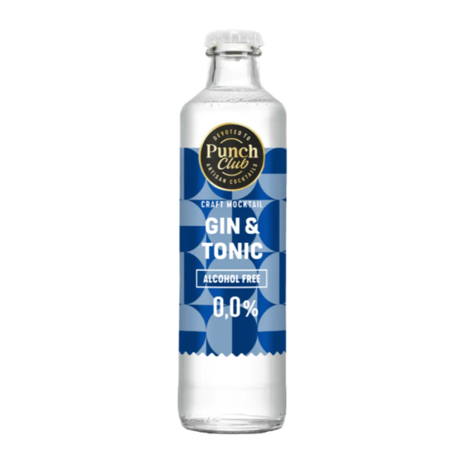 [DX6381] Cocktail Bezalkoholni Gin & Tonic 0.0% Punch Club 0,25 L