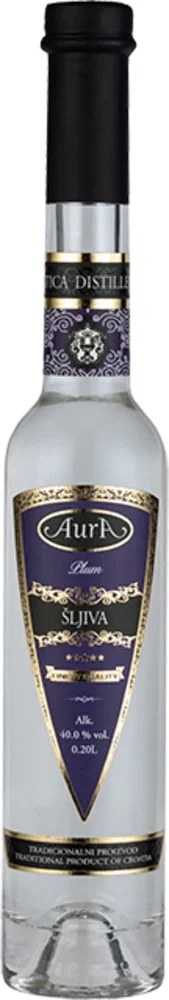 [DX2047] Voćna rakija Šljiva (sliva) Aura 0,2 L