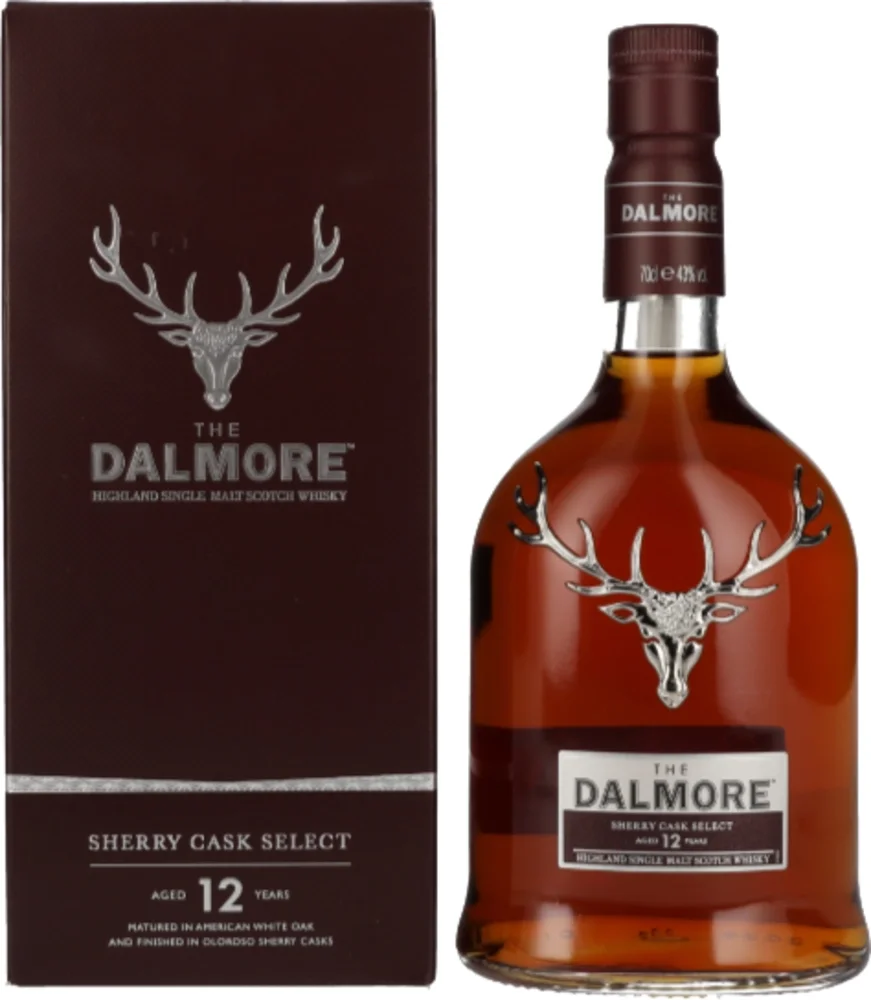 [DX6388] Škotski viski 12 Years Sherry Cask The Dalmore poklon kutija 0,7 L