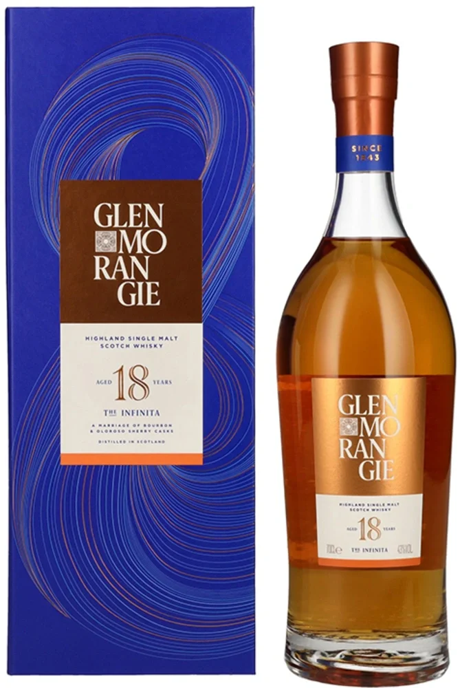[DX2582] Škotski viski 18 YO EXTREMELY RARE Single Malt Glenmorangie poklon kutija 0,7 L