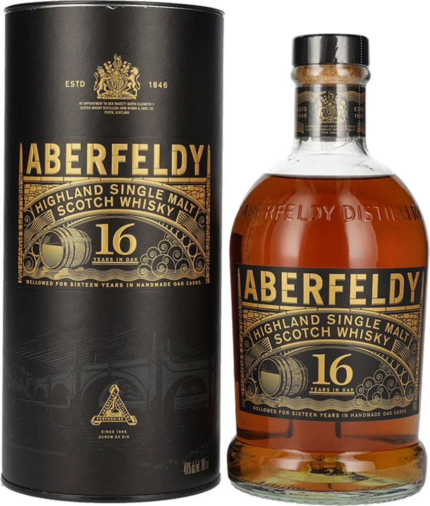 [DX2477] Škotski viski Aberfeldy 16 YO poklon kutija 0,7 L