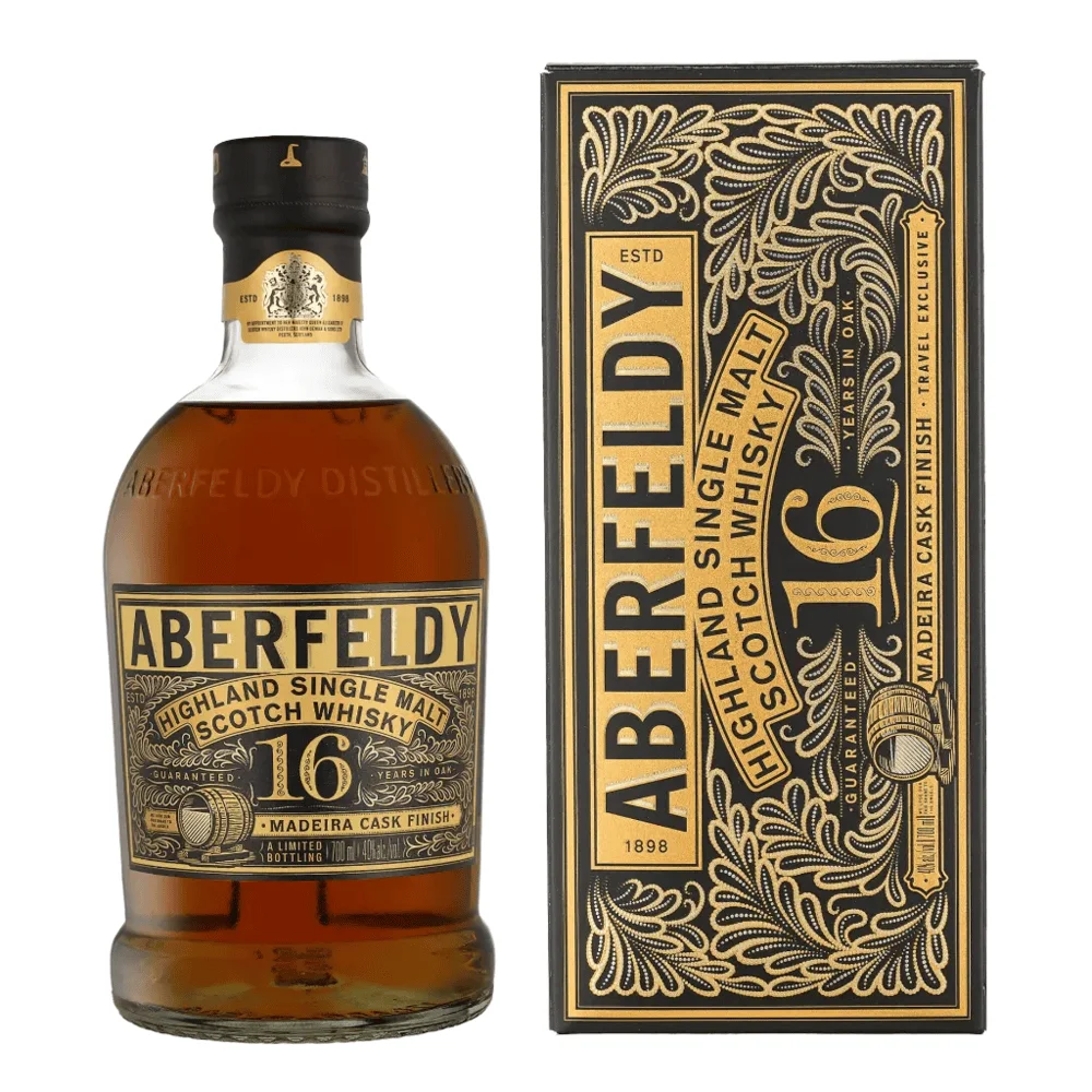 [DX5574] Škotski viski Aberfeldy 16 YO Madeira Cask poklon kutija 0,7 L