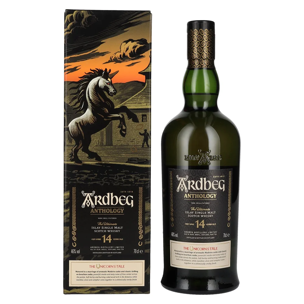 [DX4666] Škotski viski Ardbeg 14 Years Anthology Unicorn’s Tale poklon kutija 0,7 L