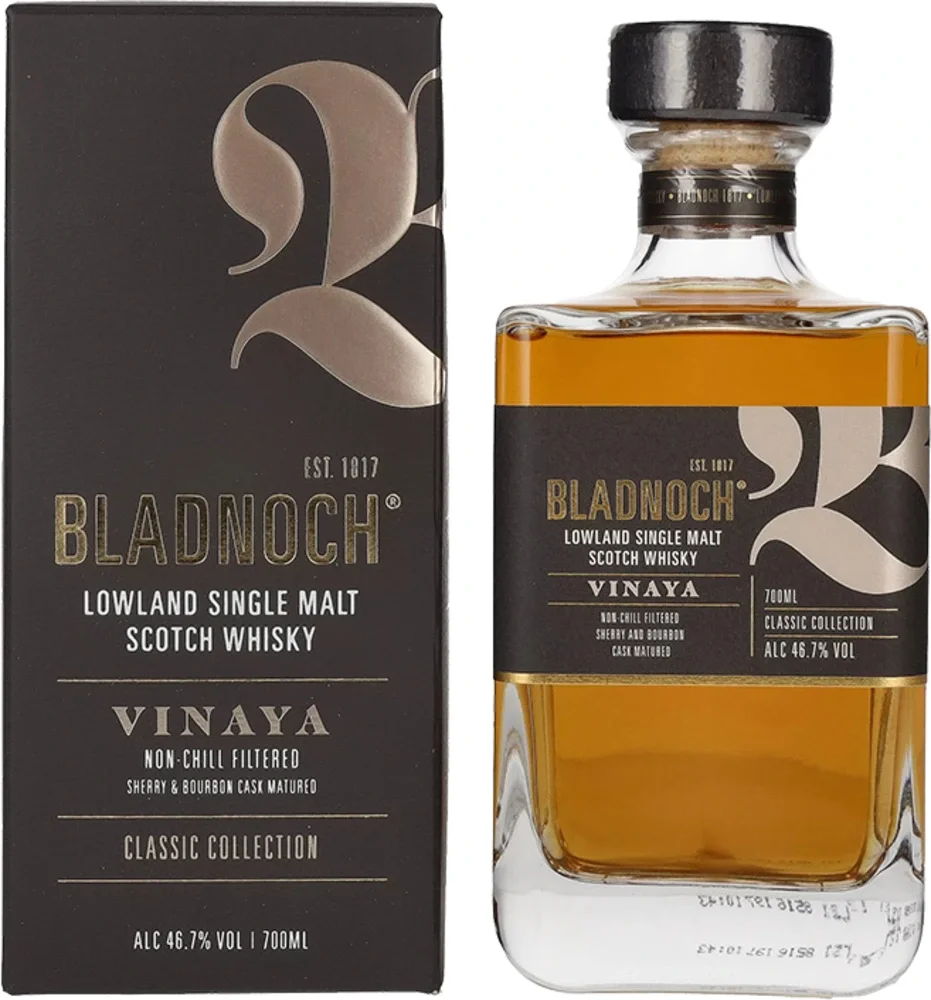 [DX774] Škotski viski Bladnoch VINAYA Lowland Single Malt poklon kutija 0,7 L