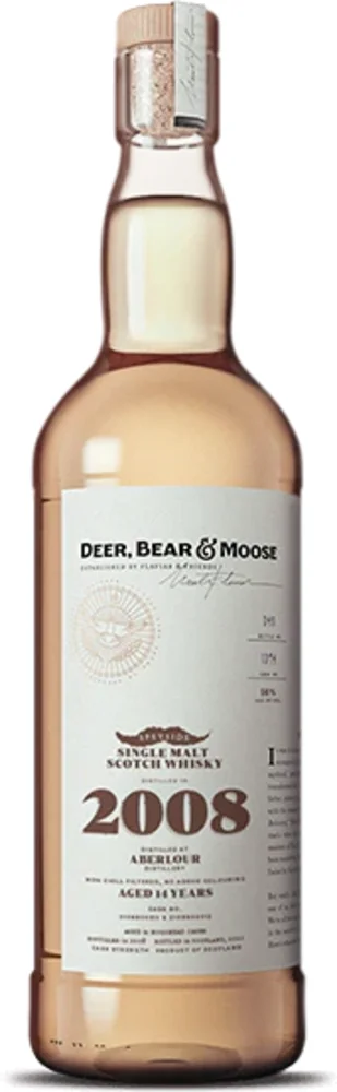 [DX8268] Škotski viski Deer, Bear & Moose Aberlour 2008 Movember Edition 0,75 L