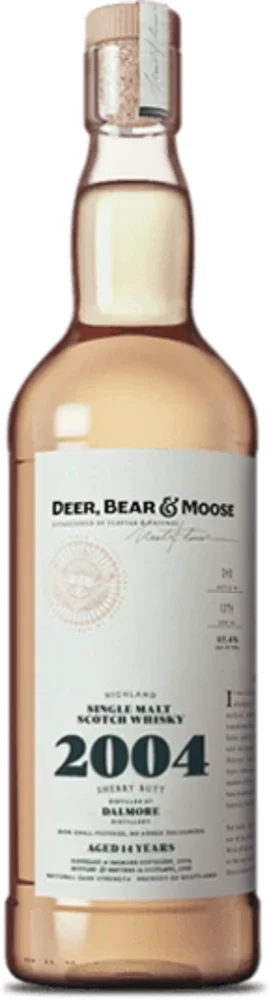 [DX4749] Škotski viski Deer, Bear & Moose Dalmore 2004 0,7 L