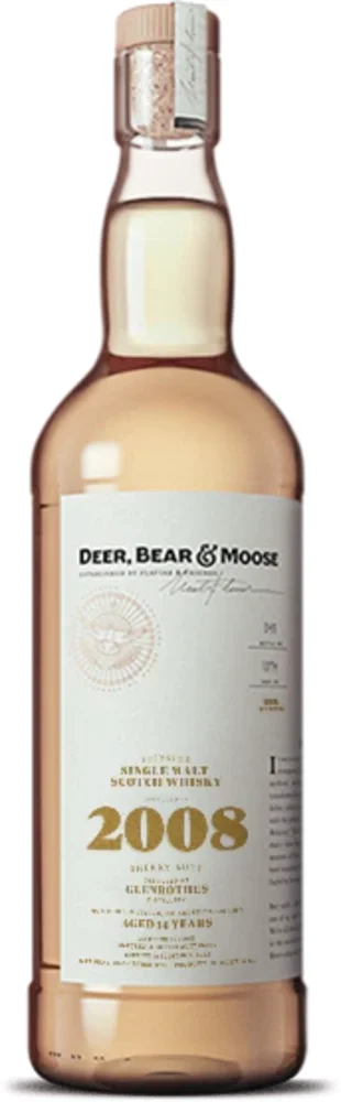 [DX6278] Škotski viski Deer, Bear & Moose Glenrothes Single Malt Scotch 2008 0,75 L