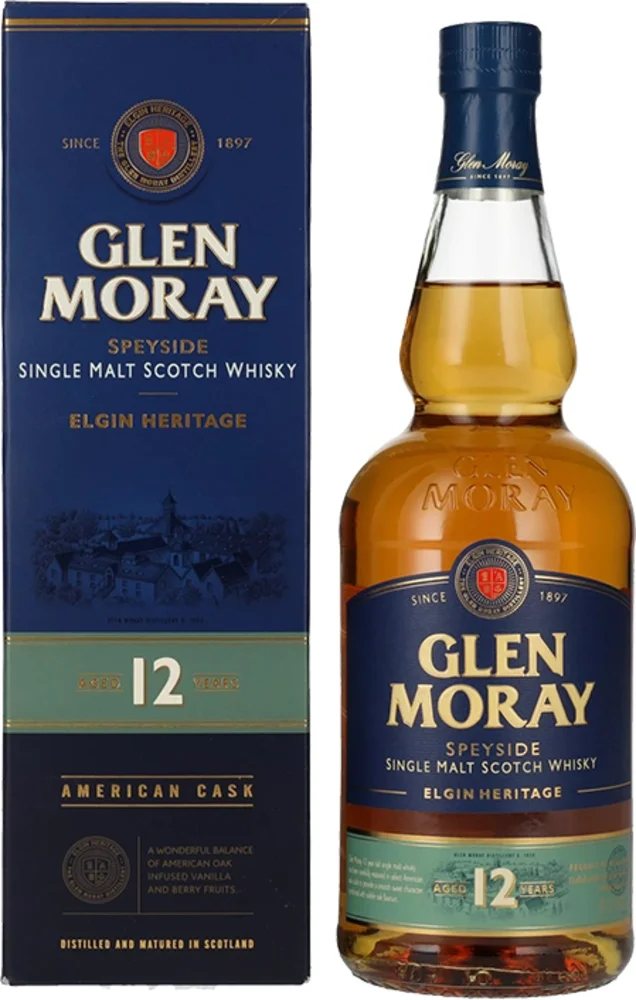 [DX5839] Škotski viski Glen Moray 12y Single Malt poklon kutija 0,7 L