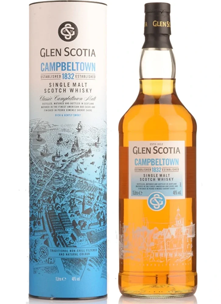 [DX6204] Škotski viski Glen Scotia Campbeltown 1832 Single Malt poklon kutija 1 L