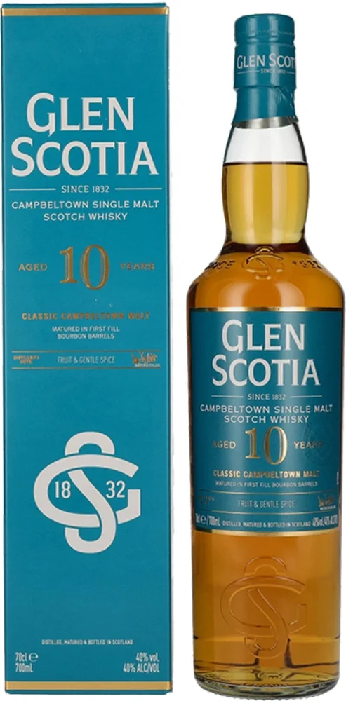 [DX1039] Škotski viski Glen Scotia Classic Campbeltown Malt 10 YO poklon kutija 0,7 L