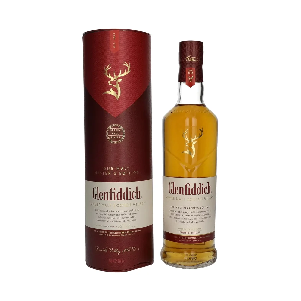 [DX12274] Škotski viski Glenfiddich MALT MASTER'S EDITION Single Malt poklon kutija 0,7 L