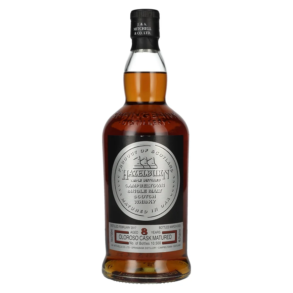 [DX4390] Škotski viski Hazelburn 8Y Oloroso Cask Matured Campbeltown Single Malt 0,7 L