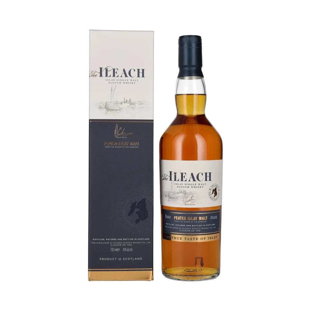 [DX12273] Škotski viski Ileach PEATED ISLAY MALT Islay Single Malt poklon kutija 0,7 L