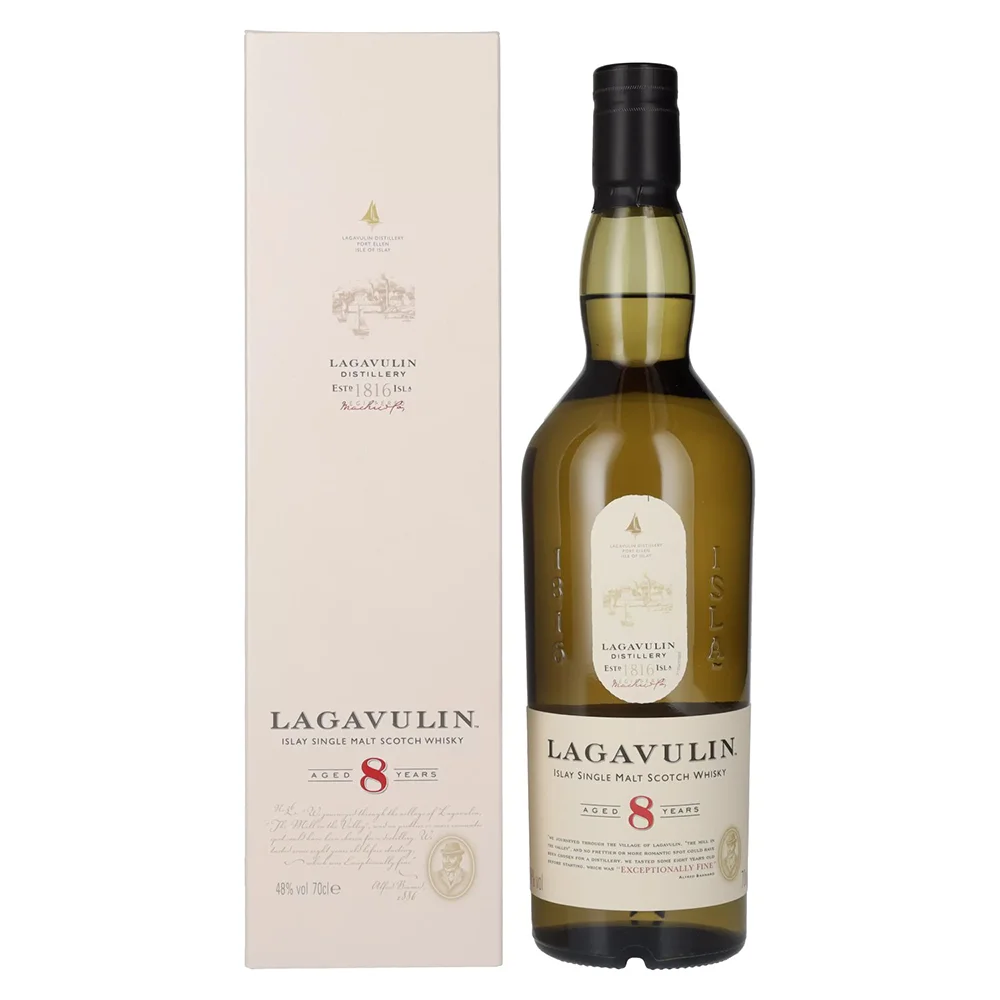 [DX1325] Škotski viski Lagavulin 8 Years Old Single Malt poklon kutija 0,7 L