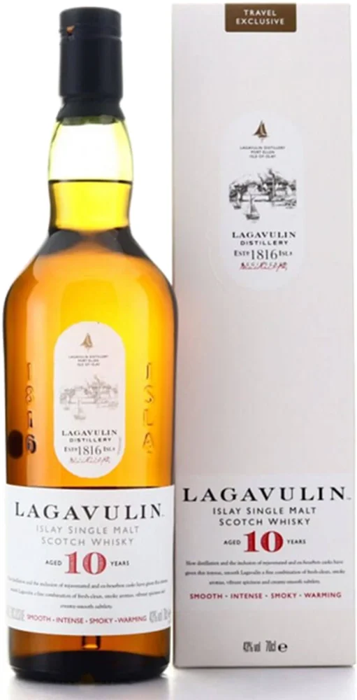 [DX9704] Škotski viski Lagavulin Single Malt Whisky 10yo poklon kutija 0,7 L