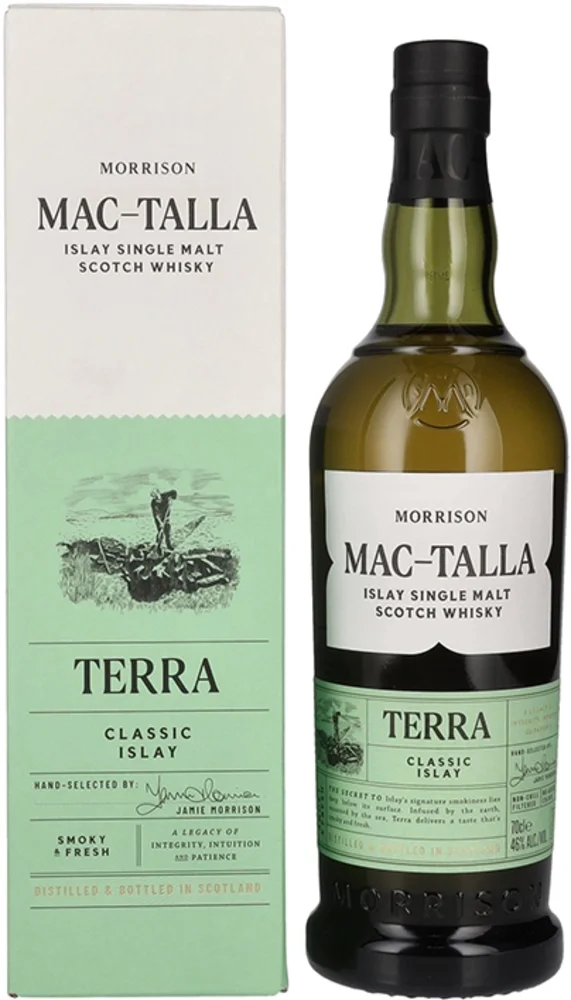 [DX3740] Škotski viski Mac-Talla TERRA Classic Islay Single Malt poklon kutija 0,7 L