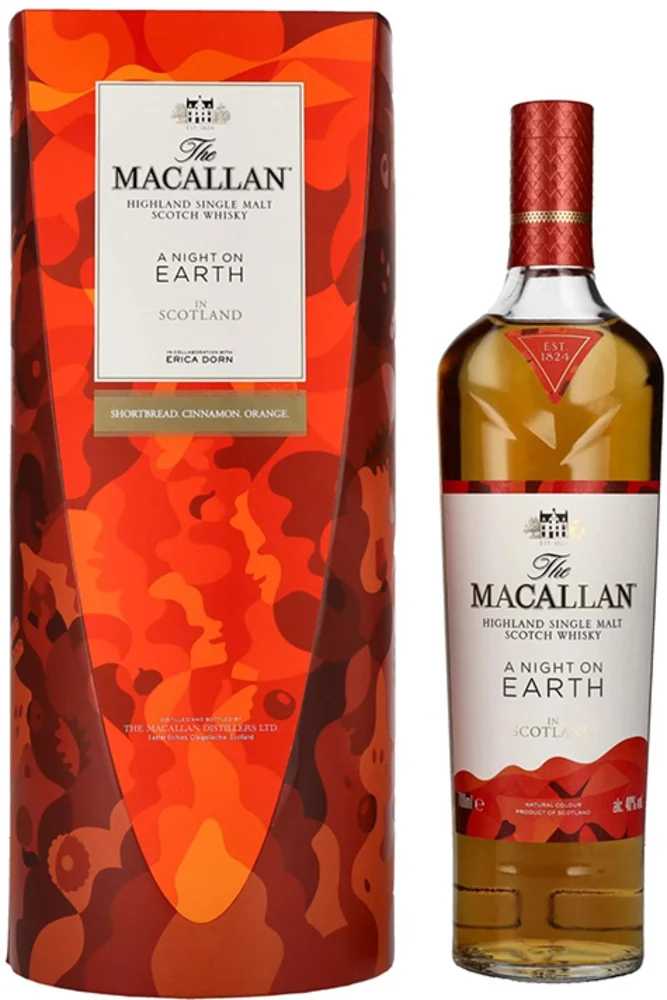 [DX1658] Škotski viski Macallan A NIGHT ON EARTH IN SCOTLAND 2021 poklon kutija 0,7 L