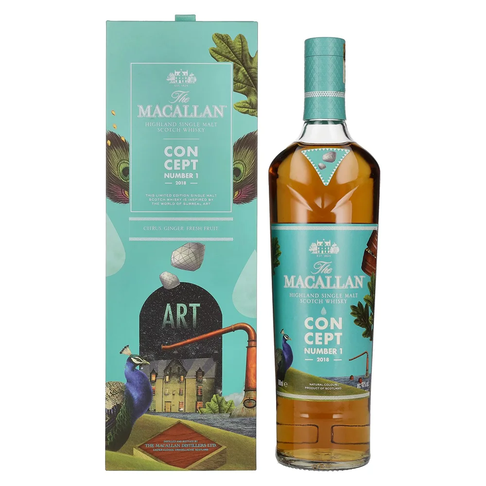 [DX8940] Škotski viski Macallan CONCEPT N° 1 Limited Edition 2018 poklon kutija 0,7 L