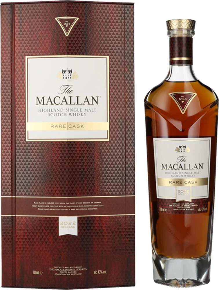[DX2103] Škotski viski Macallan Rare cask release 2022 poklon kutija 0,7 L
