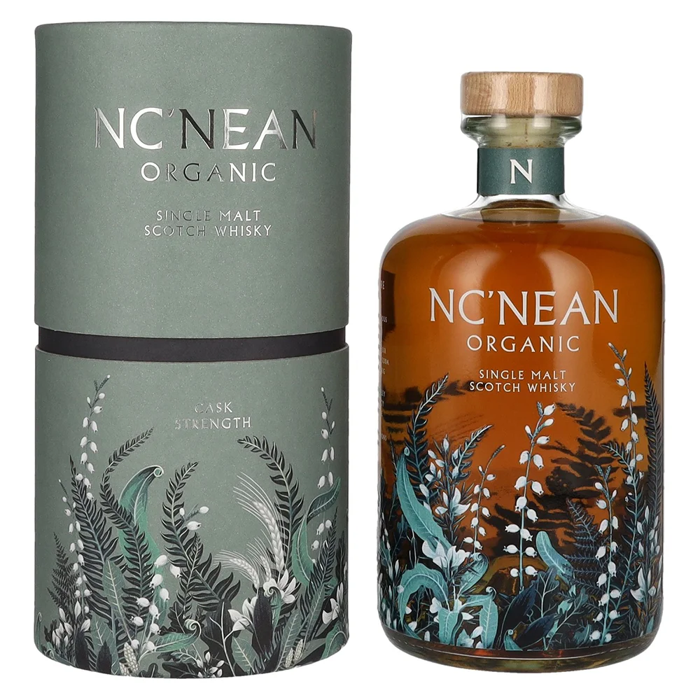[DX6387] Škotski viski Nc'Nean Organic Cask Strength Batch 06 Single Malt poklon kutija 0,7 L