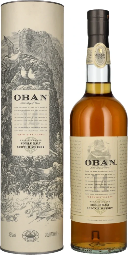 [DX5656] Škotski viski Oban 14 poklon kutija 0,7 L