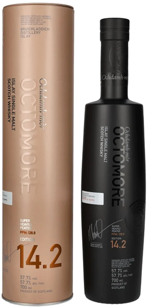 [DX3754] Škotski viski Octomore EDITION: 14.2 Super Heavily Peated poklon kutija 0,7 L