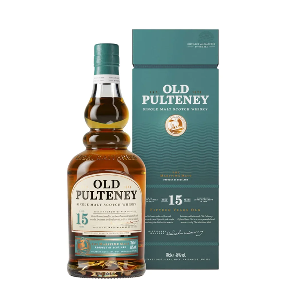 [DX3111] Škotski viski Old Pulteney 15y Maritime Malt poklon kutija 0,7 L
