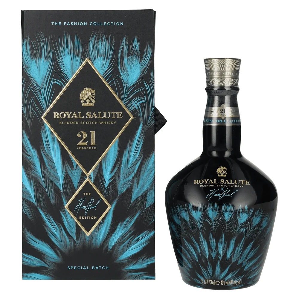 [DX8521] Škotski viski Royal Salute 21 godina Harris Reed Blue Edition poklon kutija 0,7 L