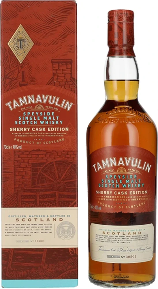 [DX8488] Škotski viski Sheery Cask Tamnavulin poklon kutija 0,7 L