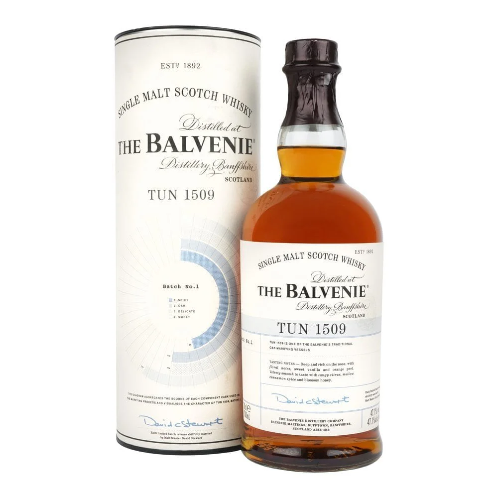 [DX2940] Škotski viski The Balvenie Tun 1509 Batch #1 poklon kutija 0,7 L