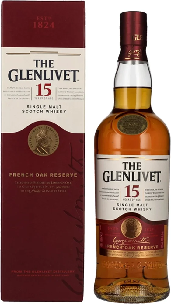 [DX2122] Škotski viski The Glenlivet 15 - French Oak 0,7 L