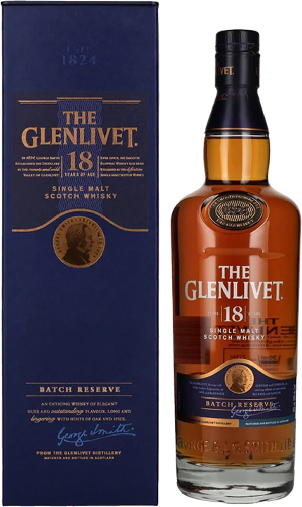 [DX2742] Škotski viski The Glenlivet 18 godina poklon kutija 0,7 L