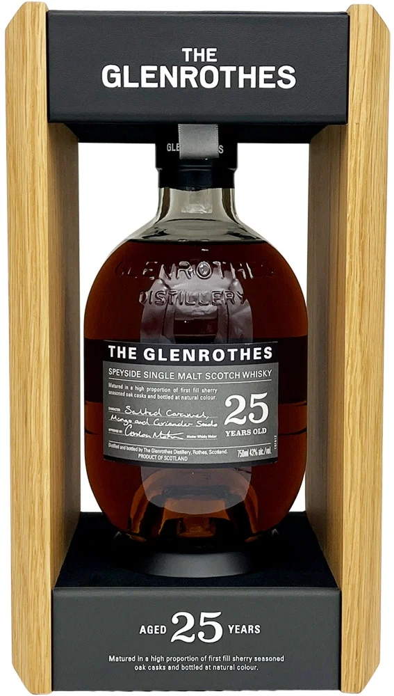 [DX3633] Škotski viski The Glenrothes 25 YO poklon kutija 0,7 L